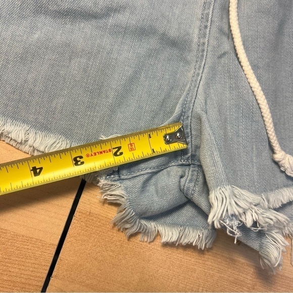 Aerie comfortable jean shorts with draw string - Picture 2 of 8